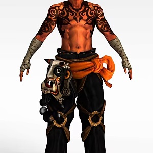 Sword Spirit game characters 3d model