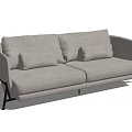 Modern double sofa 3d model