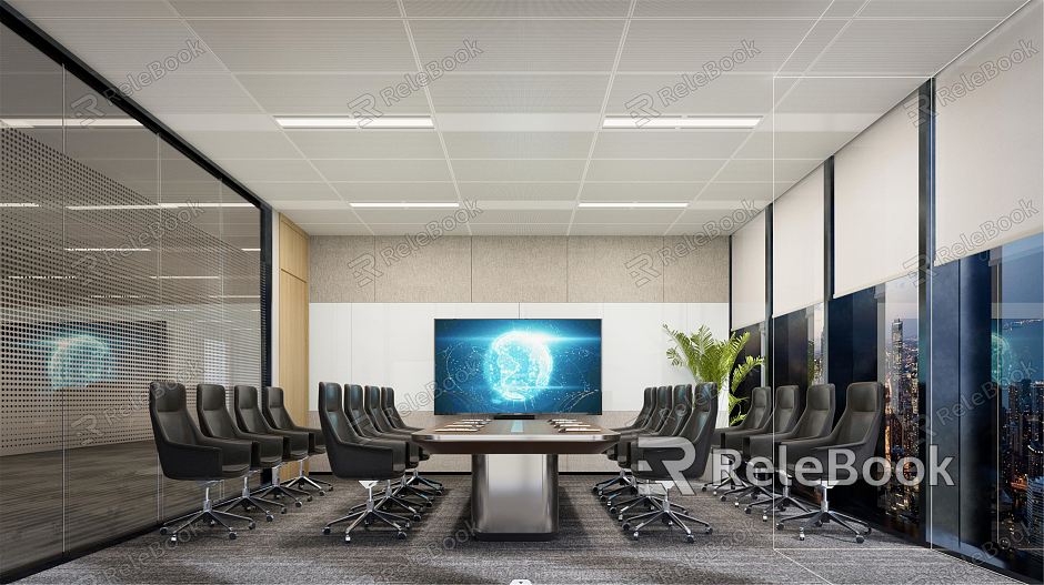 Modern Meeting Room Office Meeting Room Manager Room model