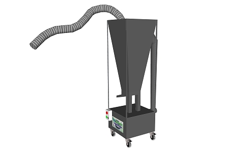 Modern Industrial Equipment Grain Vacuum Cleaner 3d model