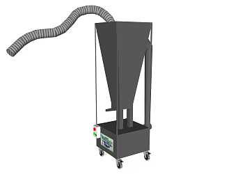 Modern Industrial Equipment Grain Vacuum Cleaner 3d model