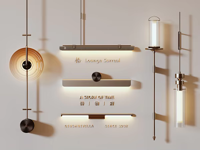 Elegant Wall Sconces from Globodrila Circle 1938 with Timeless Design for Home Lounge Decor 3d model