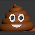 Cartoon Orange Wall Decor With Big Eyes And Smiling Face Design