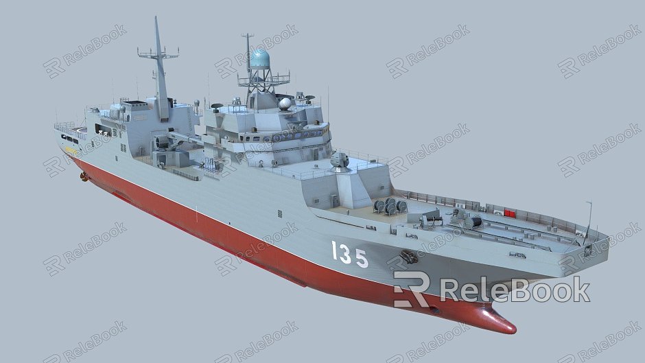 weapon ship landing ship model