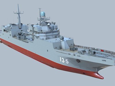 weapon ship landing ship model