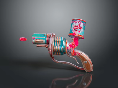 Toy gun bubble gun water gun children's toy children's toy gun toy water gun pistol 3d model