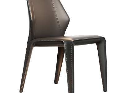 Modern Dining Chair Single Chair 3d model