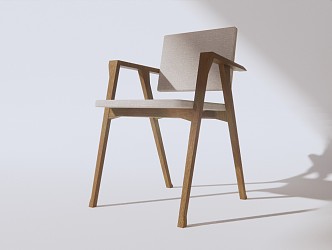 New Chinese-style armchair chair 3d model