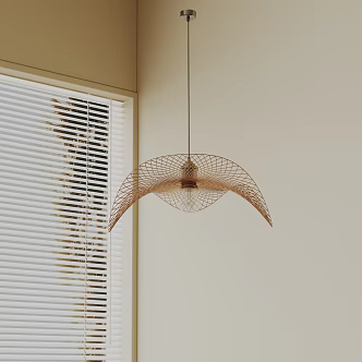 Modern chandelier 3d model