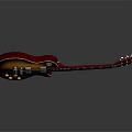 High Quality Sunburst Orange Electric Guitar With White Pickguard Mahogany Neck And Chrome Tuning Pegs