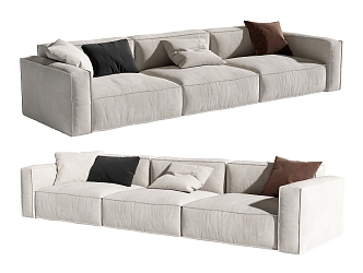 Modern Multiplayer Sofa 3d model