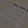 Modern Bathroom Accessories Featuring Stainless Steel Drain Grates In Square And Round Shapes