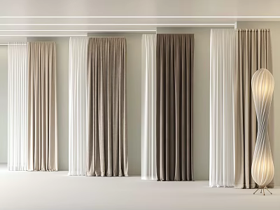 Curtains 3d model