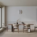 Modern table combination 3d model