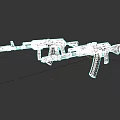 Detailed 3D Models of Two Modern Weapons with Firearms Design Features