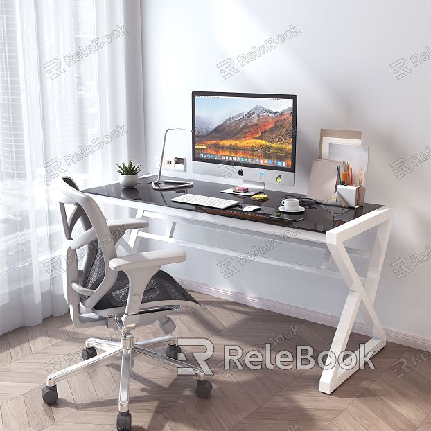 Modern Desk Chair Desk Computer Desk model