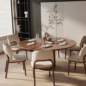 Modern table combination 3d model