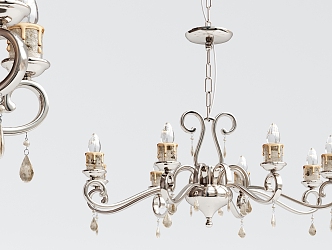 European-style chandelier 3d model