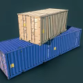 Modern Container Shipping Container 3d model