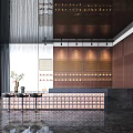 Modern Front Desk Front Desk 3d model