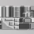 Stylish Modern Radiators With Various Designs And Home Heating Solutions 3d model