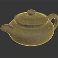 Traditional Purple Red Ceramic Teapot With Classic Elegant Design For Tea Brewing