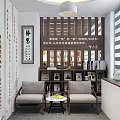 Book Art Interior Design With Bookshelves Long Wooden Table Chairs And Green Plant