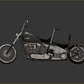 Motorcycle Two-wheeled Motorcycle Cross-country Motorcycle Road Race Motorcycle Motor Vehicle Transport 3d model