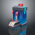 Modern Sci-Fi Equipment Sci-Fi Items Sci-Fi Components High-Tech Components 3d model
