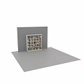 Stylish Multi Shelf Bookshelf With Books Decorative Figurines Globe And Vase