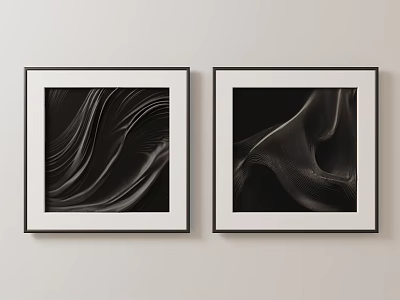 abstract painting three-dimensional physical painting 3d model