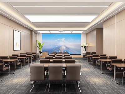 Modern Conference Room 3d model