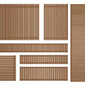 Wooden Flooring With Various Design Options Different Sizes And Striped Texture Planks 3d model