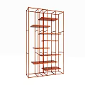 Modern Shelving Units With Diverse Designs Wooden Metal Frames And Colors