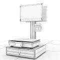 Commercial Digital Weighing Equipment With Touchscreen Display And Weighing Platform