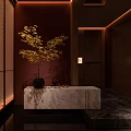 Clubhouse Rest Area Rest Area Spa Sauna Away 3d model