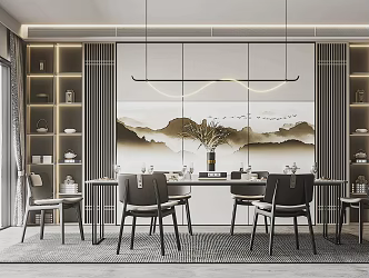 New Chinese Restaurant 3d model