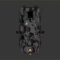 Modern Military Tank with Turret Dual Antennas Camouflage Insignia and Tactical Gear