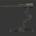 laser tower turret turntable sci-fi tower defense game tower defense sci-fi turret game turret game turret 3d model