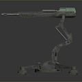 laser tower turret turntable sci-fi tower defense game tower defense sci-fi turret game turret game turret 3d model