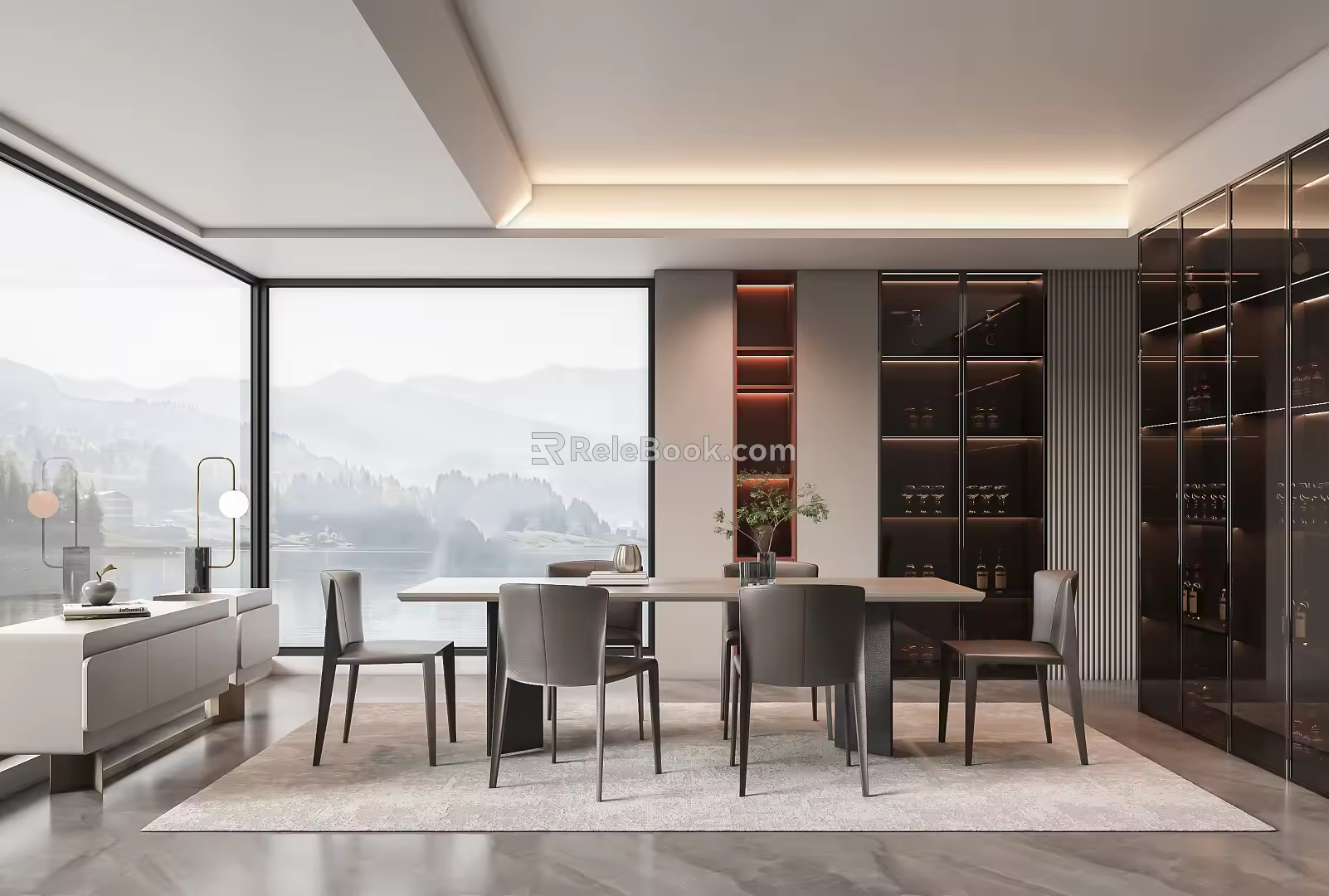 Modern Restaurant 3d model