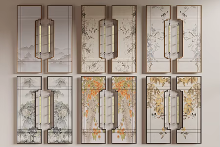 Screen partition 3d model