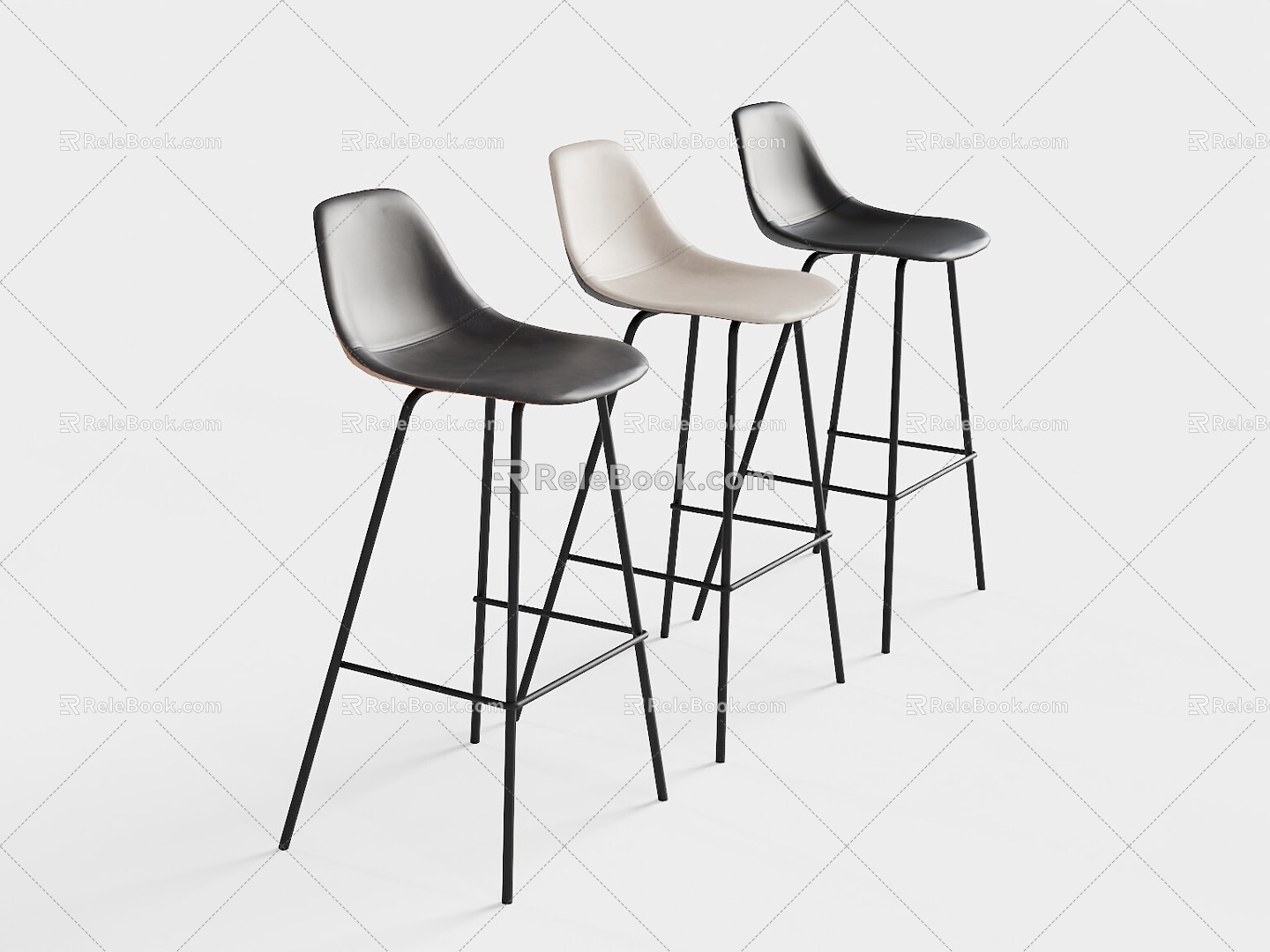 BANQUETA Bar Chair 3d model