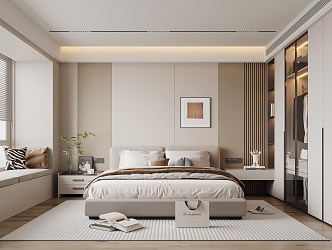 Modern Bedroom 3d model