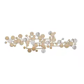 Modern Geometric Wall Decor With Circular Abstract Metal Hanging Designs