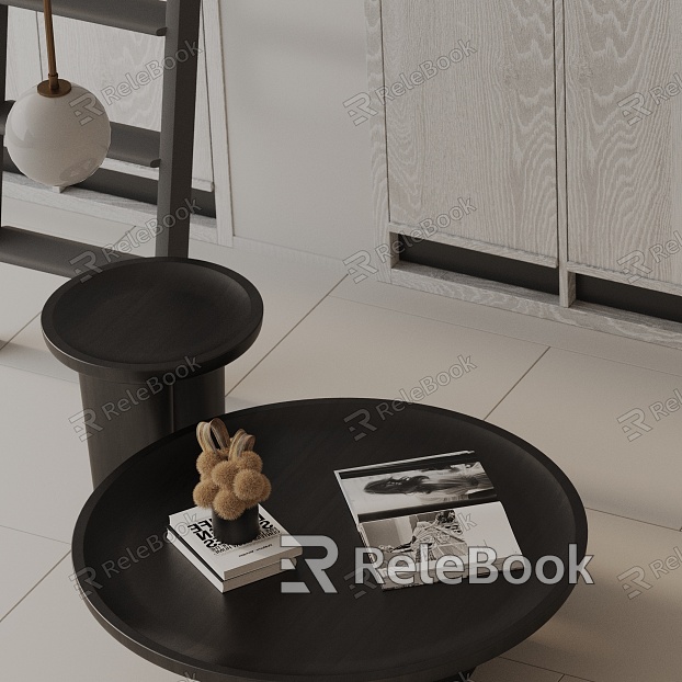 Modern coffee table model