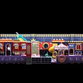 Vibrant Indoor Playground With Colorful Play Structures Interactive Areas And Fun Carousel Decorations