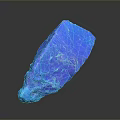 Glossy Blue Wood Stone Material With Reflective Surface And Shiny Appearance
