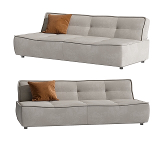 Double sofa 3d model