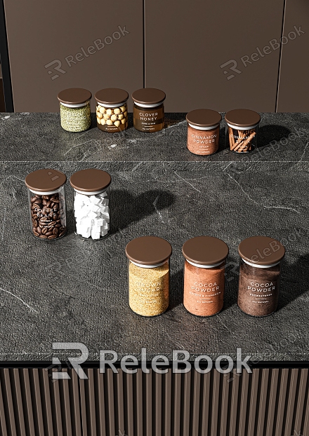 Kitchen small pieces of seasoning model